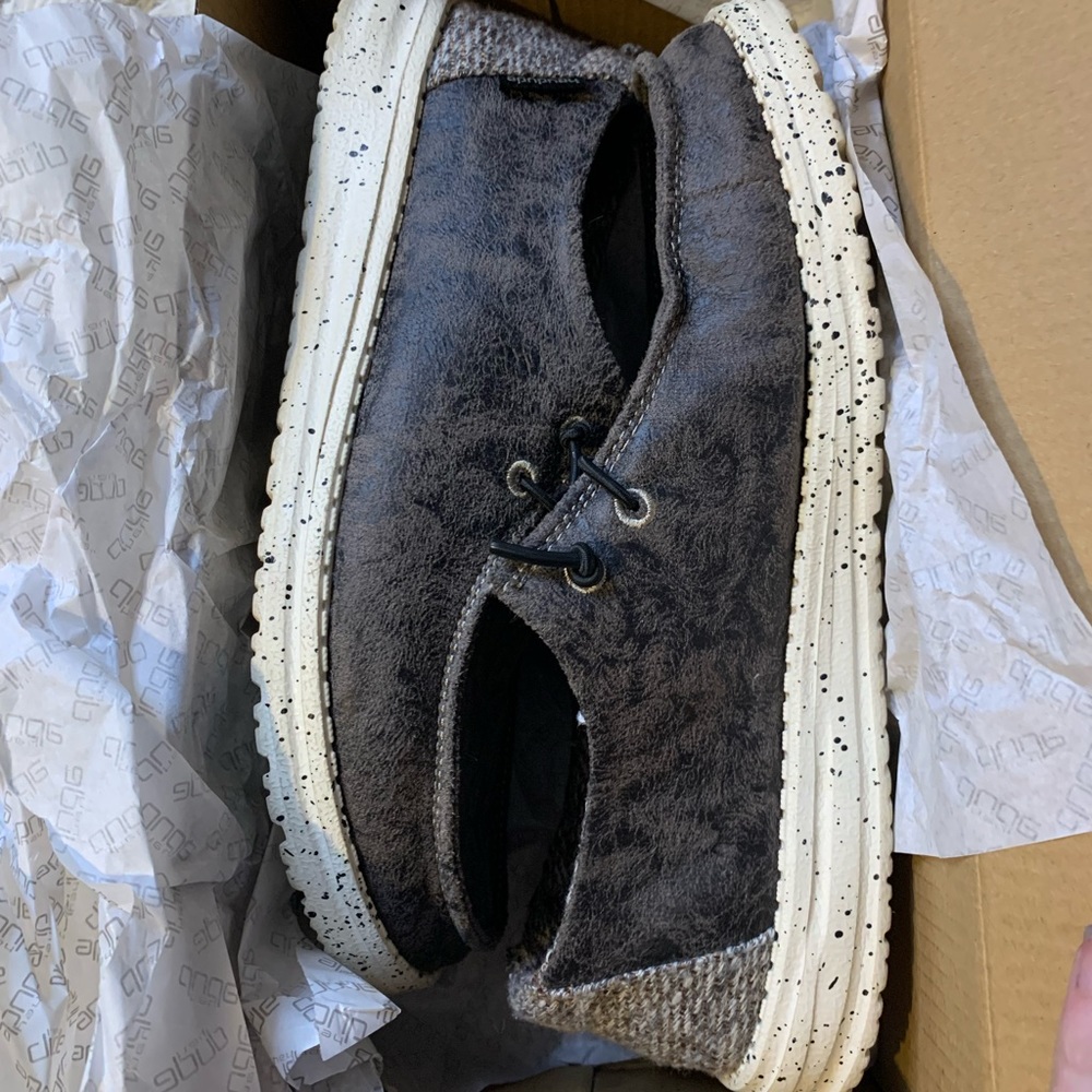 Metallic black hey dudes